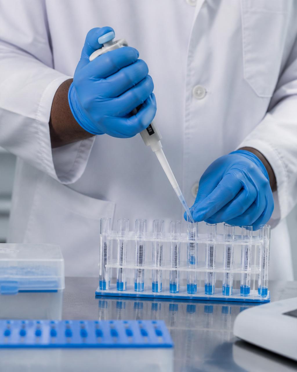 DE-BEST laboratory scientist at work